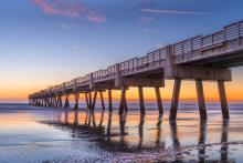 Pier on the water